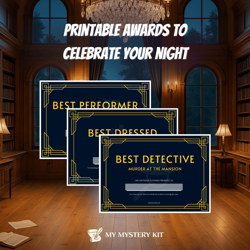 Murder at the Mansion - My Mystery Kit