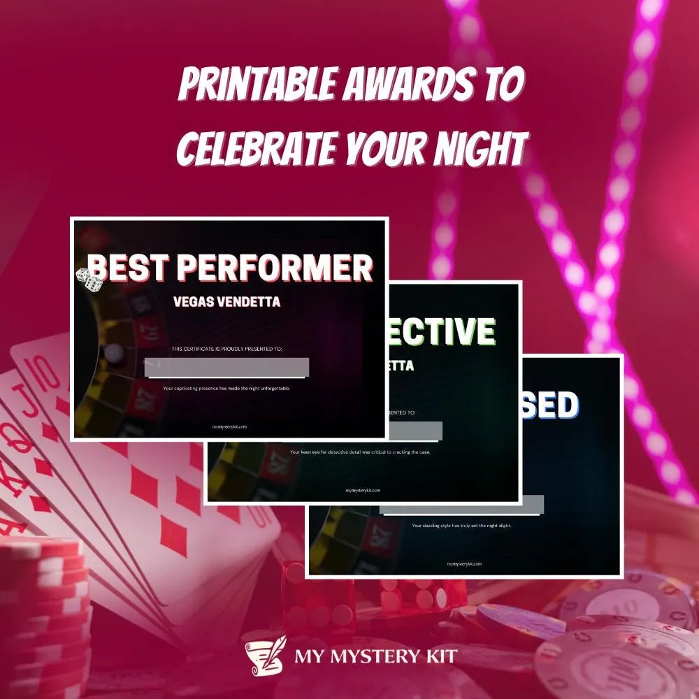 Vegas Vendetta - My Mystery Kit