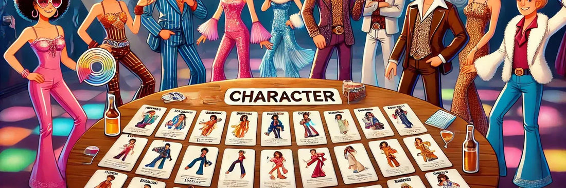 70's Groove Gala Character Assignment Guide - My Mystery Kit