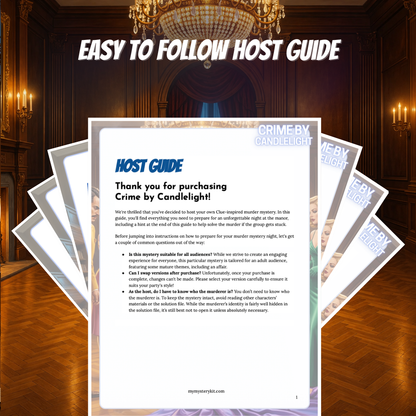 Easy to follow host guide